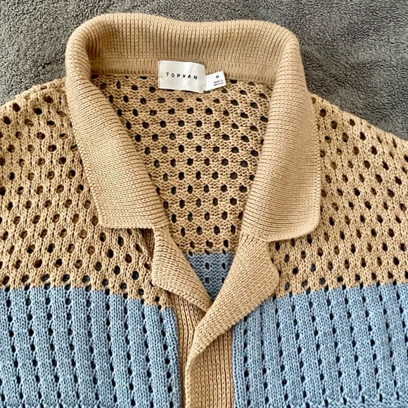 SOLD on Depop - Topman Short Sleeve Sweater 👕 - Picture 2 of 5